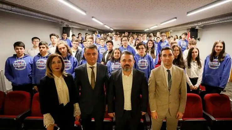 Sincanlı öğrenciler Başkan Ercan ile baş başa