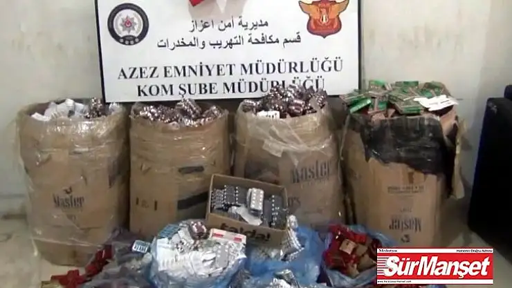 Sınır ötesi operasyonda 61 bin hap ele geçirildi