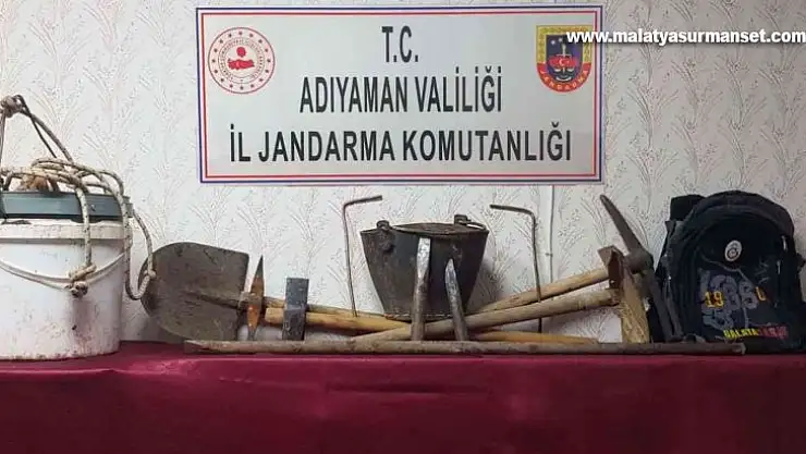 Sit alanında kazı yapan şahıslara suçüstü: 6 gözaltı