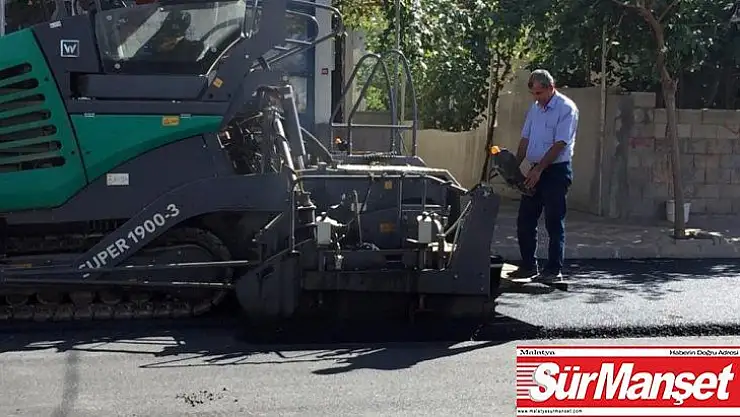 Siteler Mahallesinde asfalt çalışması