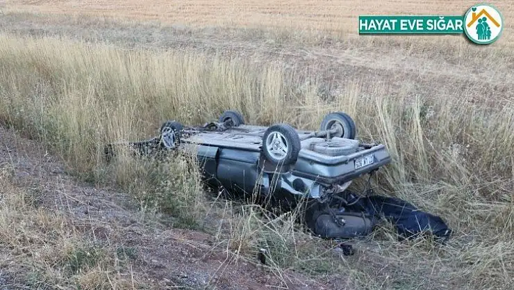 Sivas'ta otomobil şarampole uçtu: 1 ölü, 3 yaralı