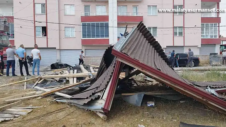 Sivas'ta şiddetli rüzgar hayatı olumsuz etkiledi