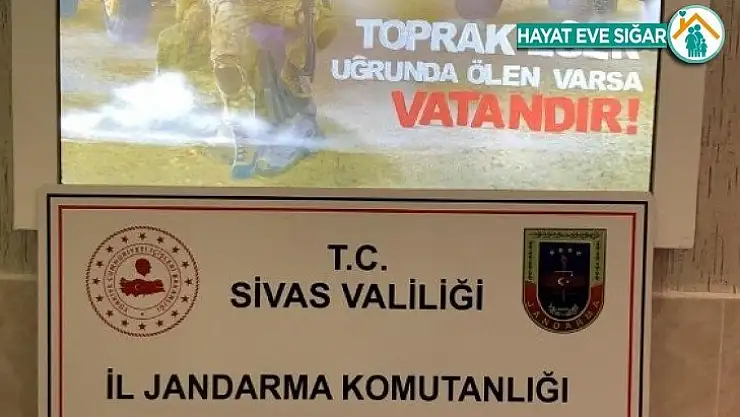 Sivas'ta yüzlerce kaçak sigara ele geçirildi