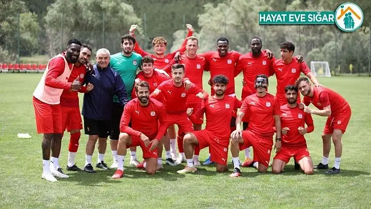 Sivasspor'da neşeli idman