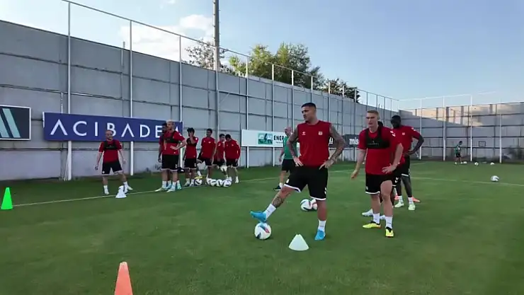 Sivasspor, Eyüpspor maçının hazırlıklarını sürdürdü