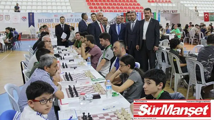 Sivas'ta Uluslararası Satranç Turnuvası düzenlendi