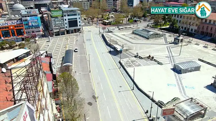 Sokağa çıkma kısıtlamasının son gününde Malatya'da sessizlik hakim