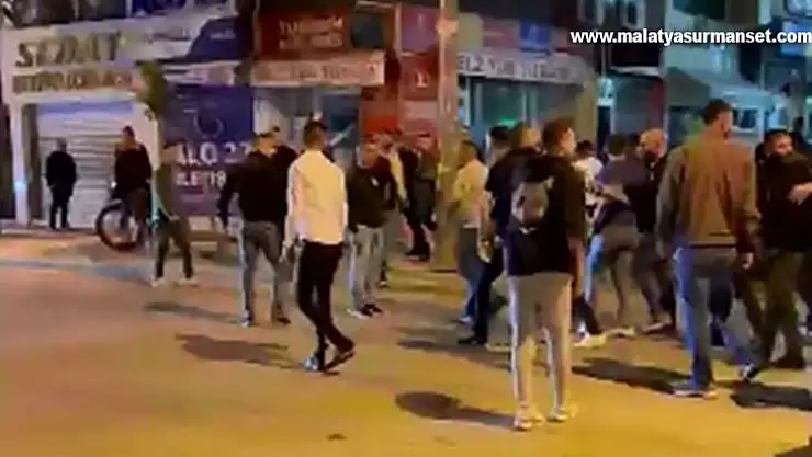 Sokak arasında başlayan kavga caddeye taşındı: 1 yaralı