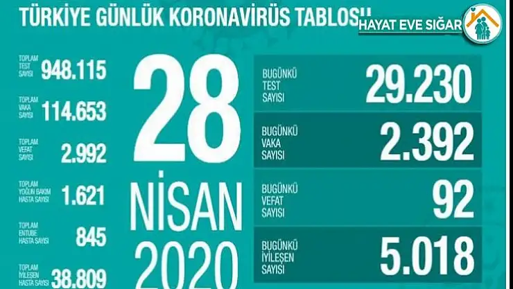 Son 24 saatte 5.000'den fazla hasta iyileşti.
