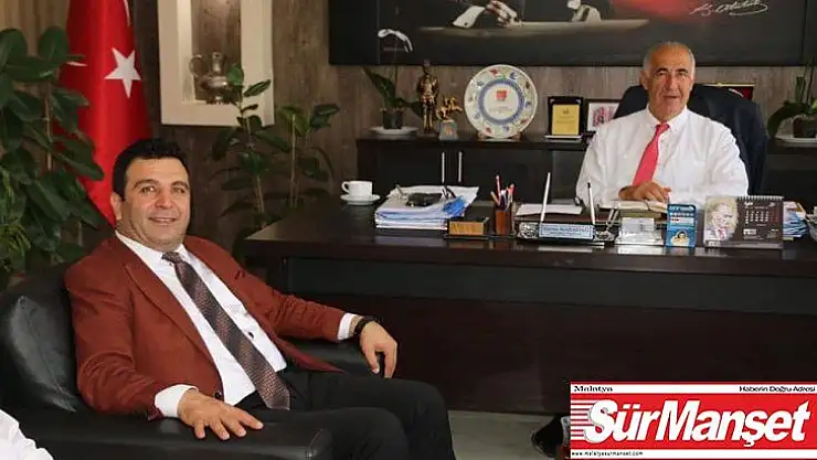 Soner Gökçe'den Hekimhan Belediyesi'ne ziyaret