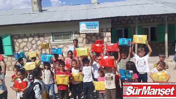 Sosyal projelerin öncüsü Ceylan Karavil Park köy çocuklarını mutlu etti