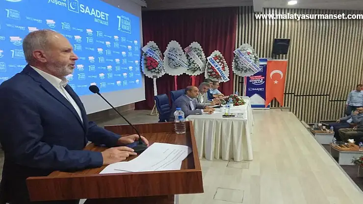 SP Battalgazi İlçe Başkanlığına Hüseyin Berk Seçildi