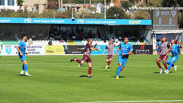 Spor Toto 1. Lig: Bodrumspor: 1 - Bandırmaspor: 1