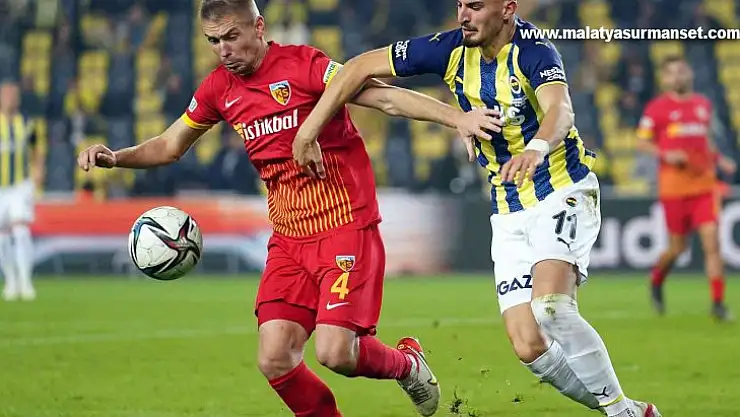Spor Toto Süper Lig: Fenerbahçe: 2 - Kayserispor: 2