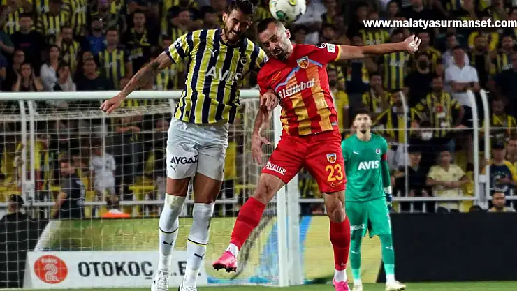 Spor Toto Süper Lig: Fenerbahçe: 2 - Kayserispor: 0
