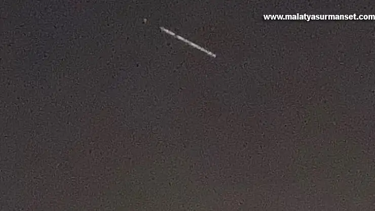 Starlink uyduları Gaziantep semalarında görüntülendi