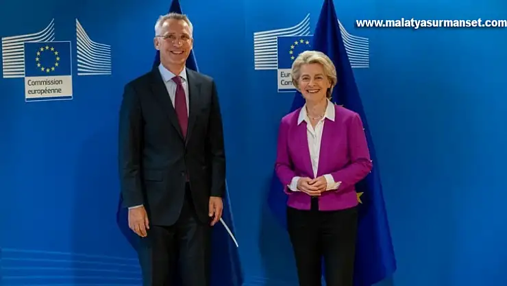 Stoltenberg ve von der Leyen Brüksel'de bir araya geldi
