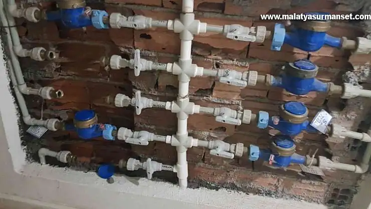 Su sayaçlarını çaldılar