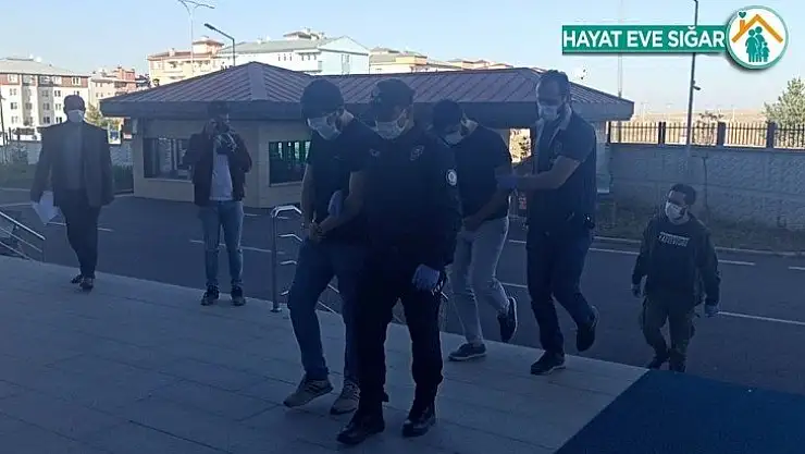 Suç örgütü çökertildi, 27 şüpheli Kars'a getirildi