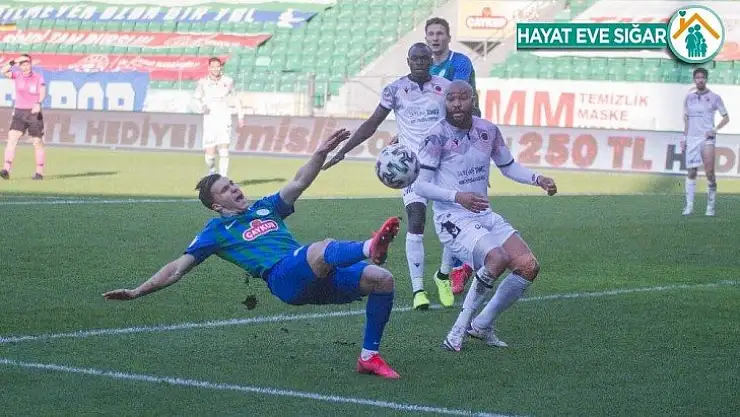 Süper Lig: Çaykur Rizespor: 1 - Gençlerbirliği: 1