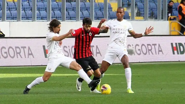 Süper Lig: Gençlerbirliği: 0 - MKE Ankaragücü: 0 (İlk yarı)