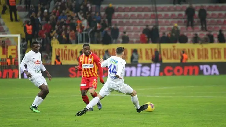 Süper Lig  İ.M. Kayserispo  1  Çaykur Rizespor  0 