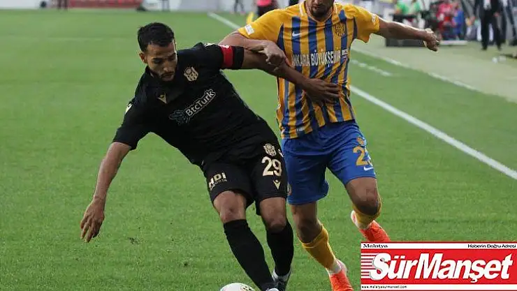 Süper Lig: MKE Ankaragücü: 0 - BTC Türk Yeni Malatyaspor: 3 (İlk yarı)