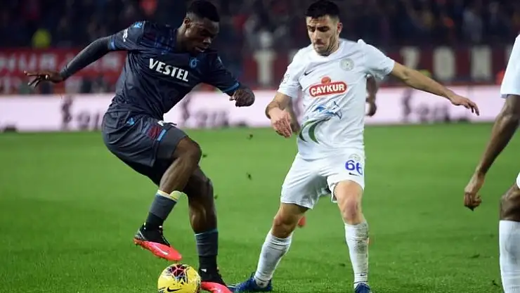 Süper Lig: Trabzonspor: 5 - Çaykur Rizespor: 2