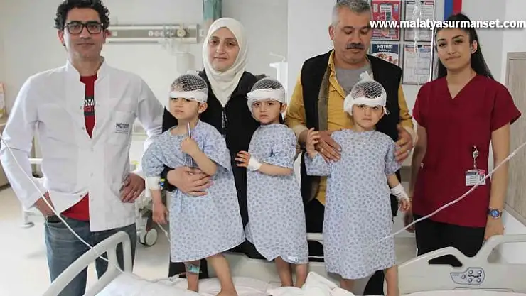 Suriyeli tek yumurta üçüzleri ilk defa Türkiye'de duymaya başladı
