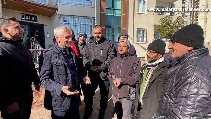 Tahmazoğlu, yan yattı denilen konutları ziyaret etti
