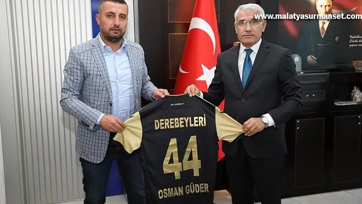 Taraftarlardan Başkan Güder'e ziyaret