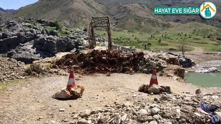 Tarihi köprüde korona virüs tedbiri