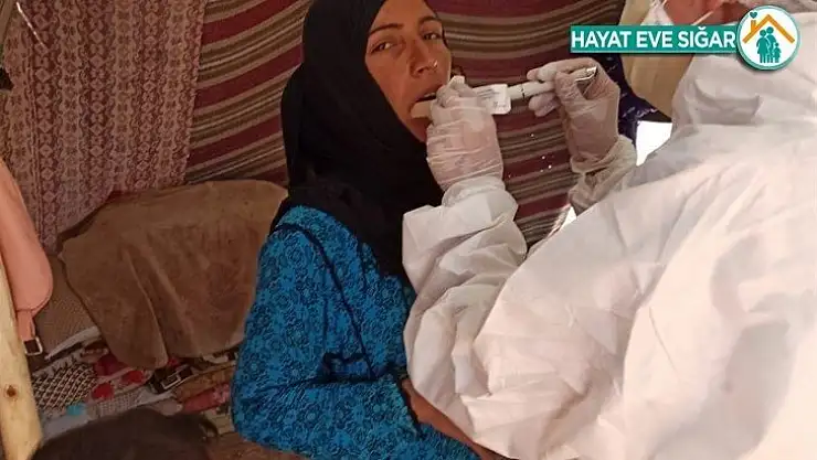 Tarım işçilerine Covid-19 kontrolü