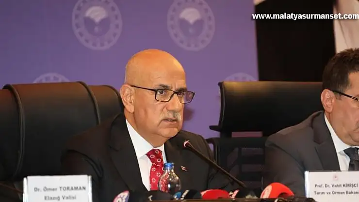 Tarım ve Orman Bakanı Kirişci: 'Yeni dönemde her isteyen, istediği yere istediğini ekemeyecek dikemeyecek'