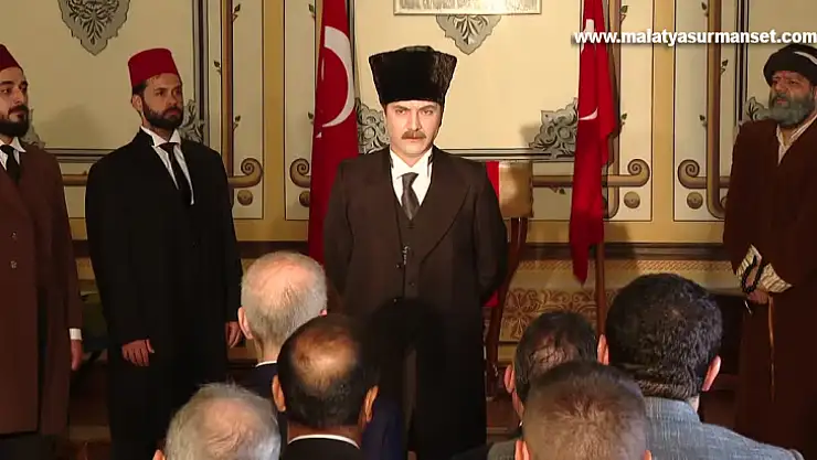 TBMM Başkanı Kurtulmuş Sivas Kongresi'nin temsili canlandırılmasını izledi