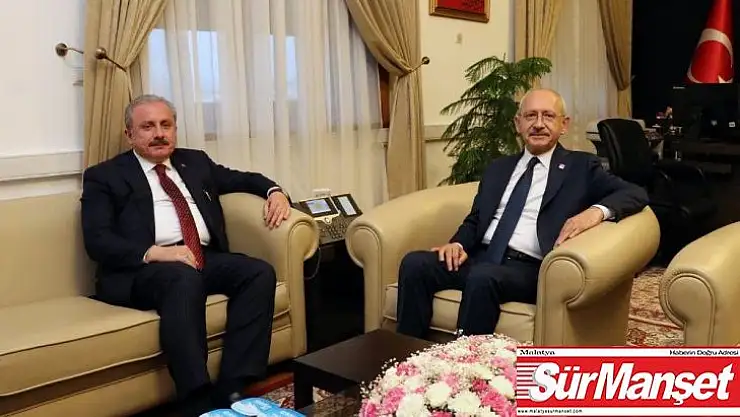 TBMM Başkanı Şentop, CHP Genel Başkanı Kılıçdaroğlu ile görüştü