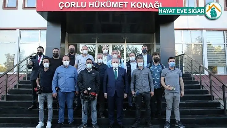 TBMM Başkanı Şentop Çorlu Kaymakamlığını ziyaret etti