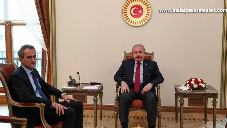 TBMM Başkanı Şentop, Milli Eğitim Bakanı Özer'i ağırladı