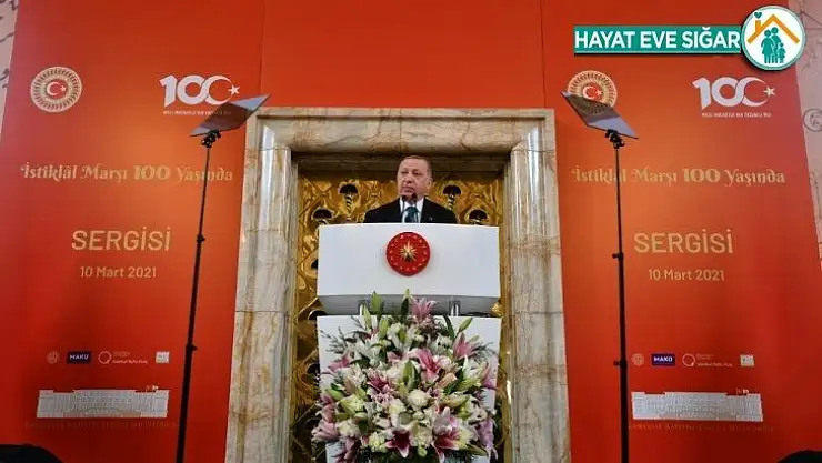 TBMM'de 100. yılında İstiklal Marşı sergisi açıldı
