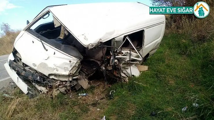 Tekirdağ'da feci kaza: Baba ve oğlu yaralandı