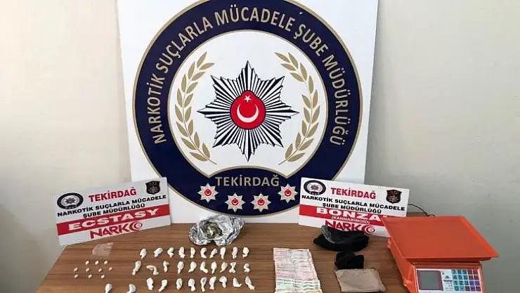 Tekirdağ'da uyuşturucu operasyonu: 1 kadın gözaltına alındı