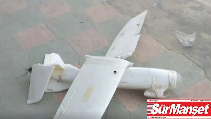 Tel Abyad'ın batısında terörist YPG/PKK'ya ait İHA düşürüldü