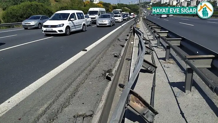 TEM Otoyolunda kaza: 1 yaralı
