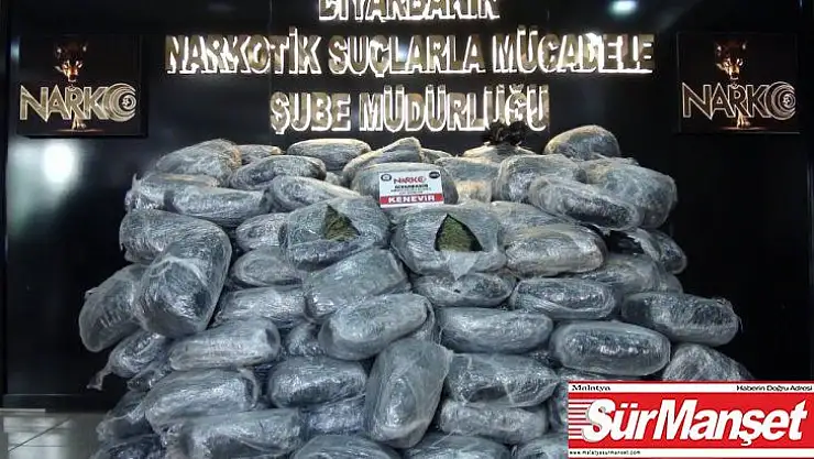 Terörün finans kaynağına büyük darbe, kullanıma hazır 489 kilogram esrar ele geçirildi