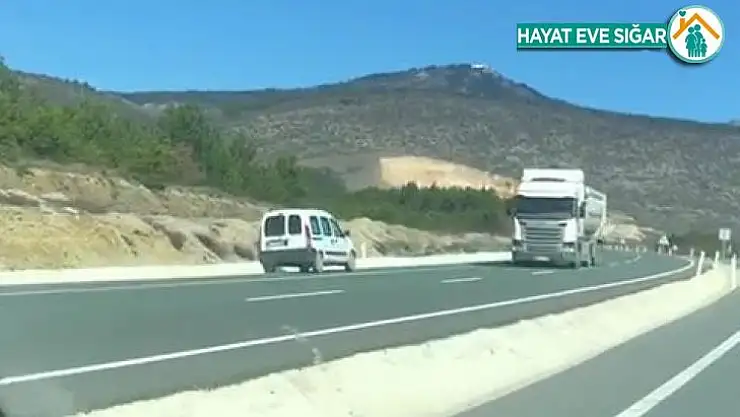 Ters yönde giden sürücüye bin 228 lira ceza kesildi