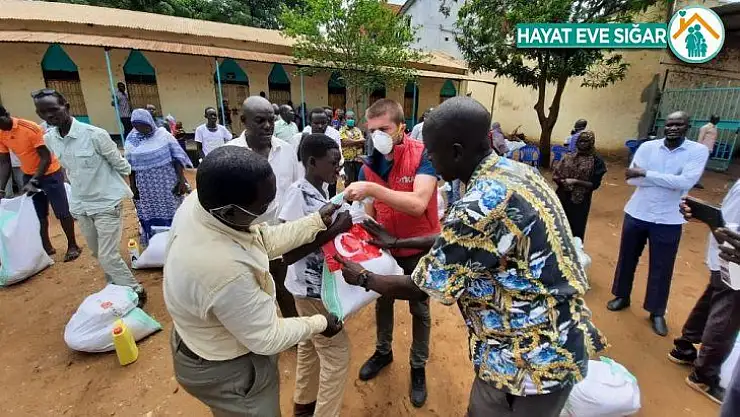 TİKA'dan Ramazan'da Güney Sudan'a gıda yardımı