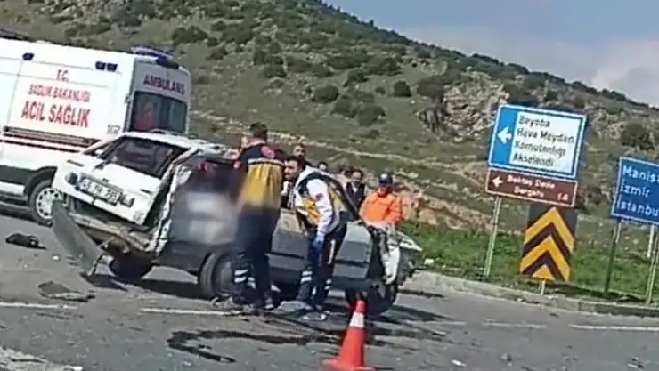 Tır ile çarpışan otomobilin sürücüsü öldü