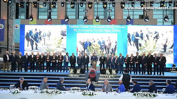TOBB'dan 70'inci Yıla 70 Bin Fidanlı Hatıra Ormanı