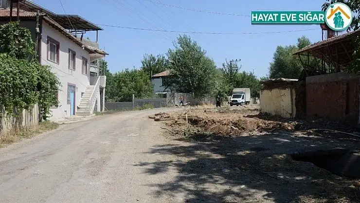 Topsöğüt'te doğalgaz öncesi yol hazırlıkları yapılıyor