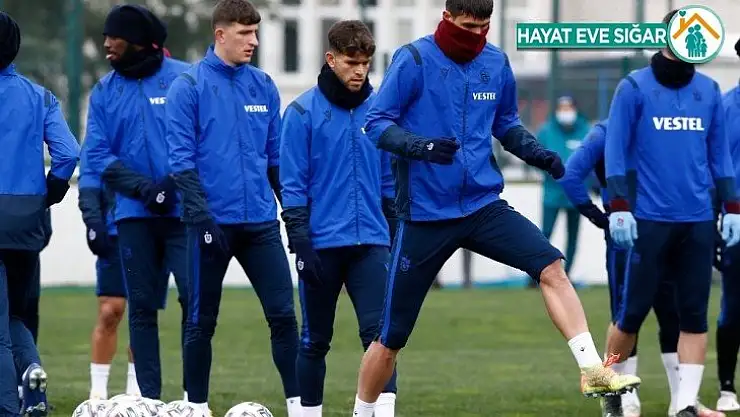 Trabzonspor, Başakşehir maçı hazırlıklarını eksik sürdürdü